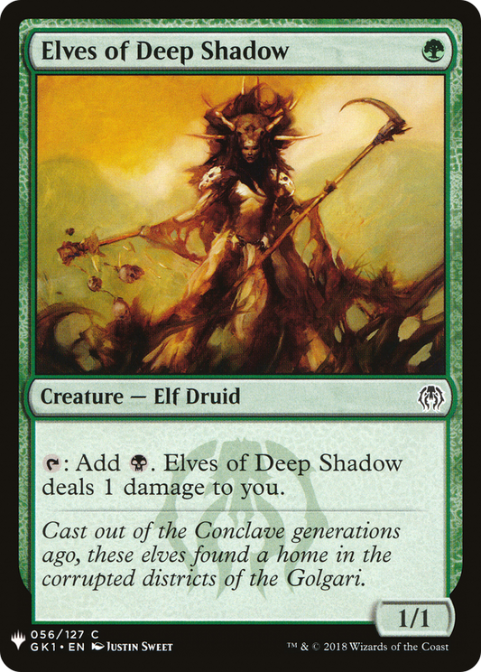 Elves of Deep Shadow (PLST) #GK1-56 [EN/N] s/o