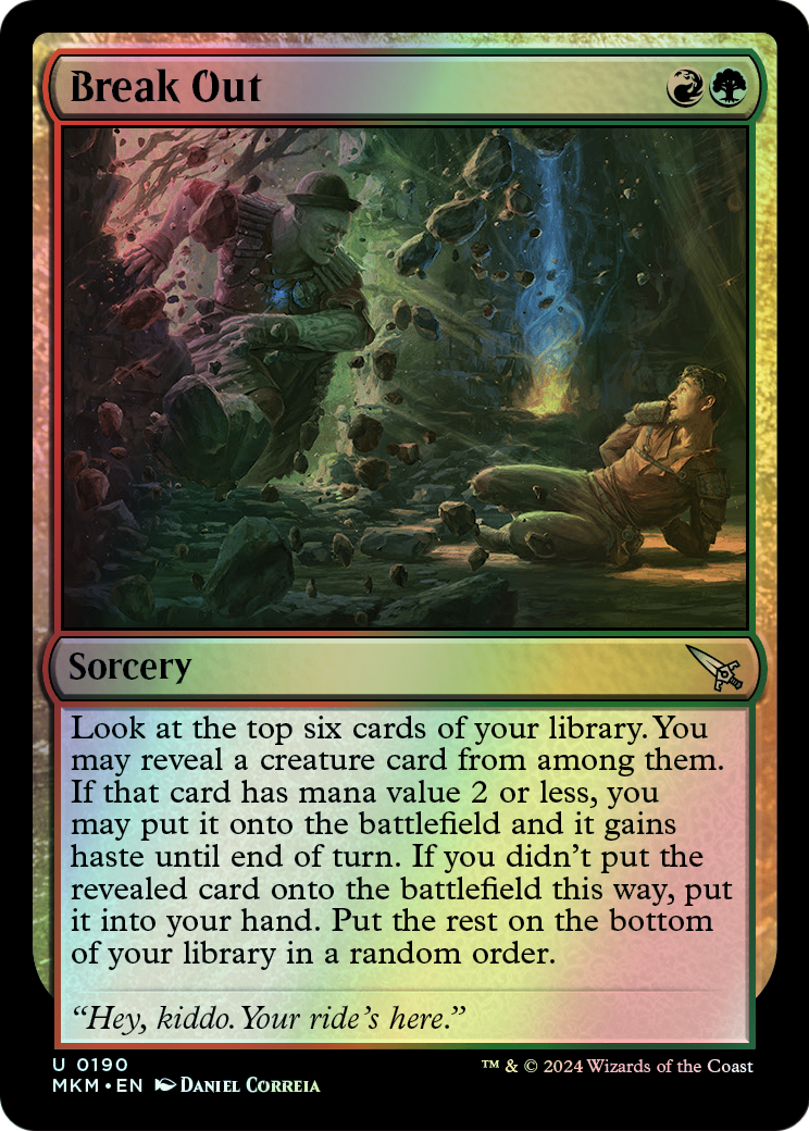 Break Out (MKM) #190 [EN/F] s/o
