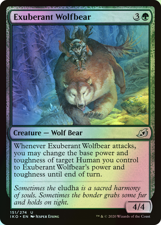 Exuberant Wolfbear (IKO) #151 [EN/F]