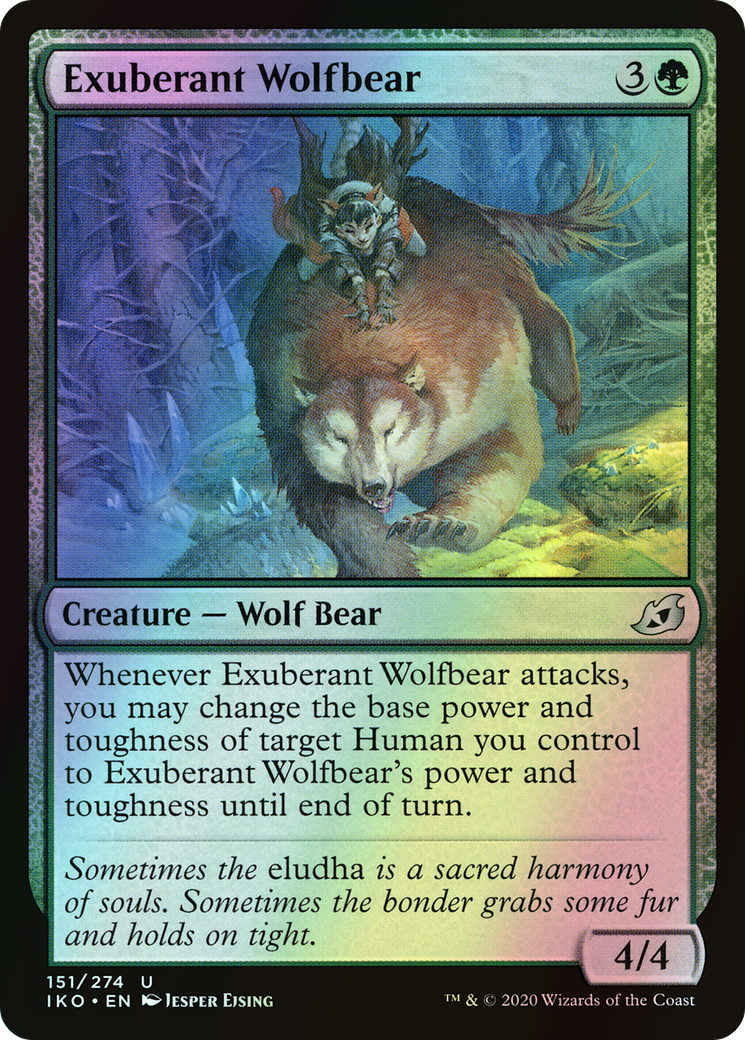 Exuberant Wolfbear (IKO) #151 [EN/F] s/o