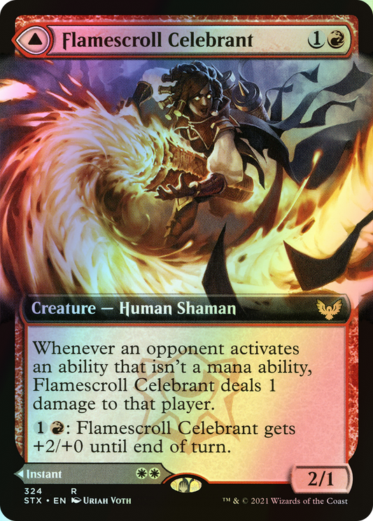 Flamescroll Celebrant // Revel in Silence (STX) #324 [EN/F] s/o