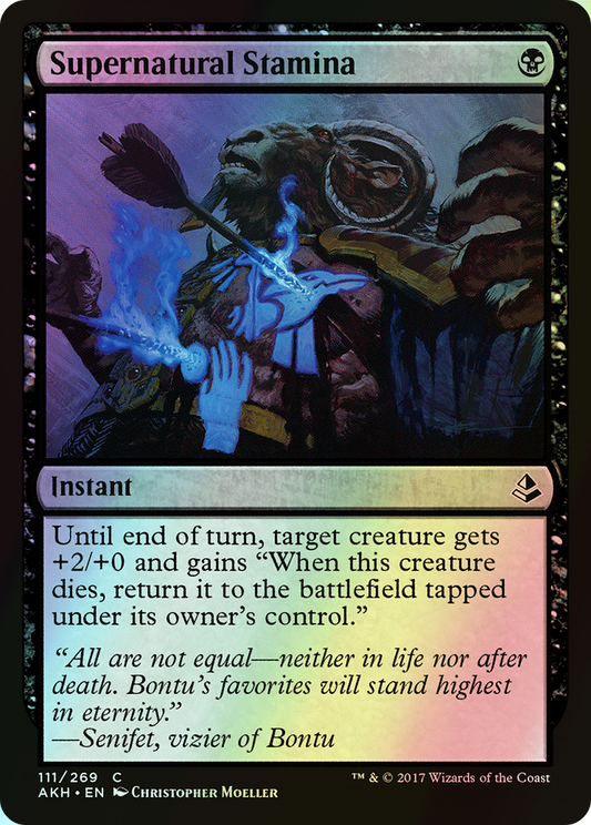 Supernatural Stamina (AKH) #111 [EN/F]