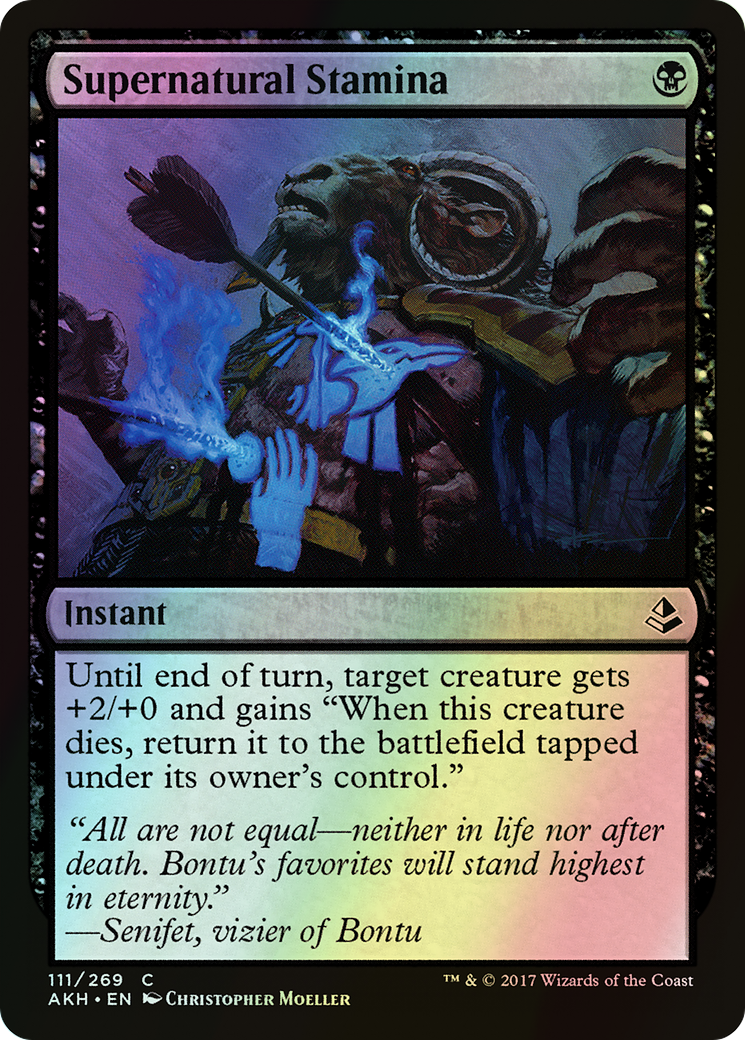 Supernatural Stamina (AKH) #111 [EN/F]