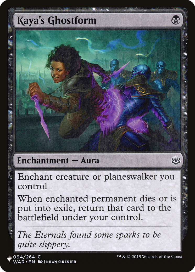 Kaya's Ghostform (PLST) #WAR-94 [EN/N]