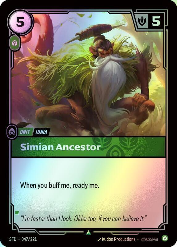 Simian Ancestor (SFD) #047 [EN/F] s/o