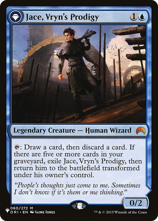 Jace, Vryn's Prodigy // Jace, Telepath Unbound (PLST) #ORI-60 [EN/N] s/o