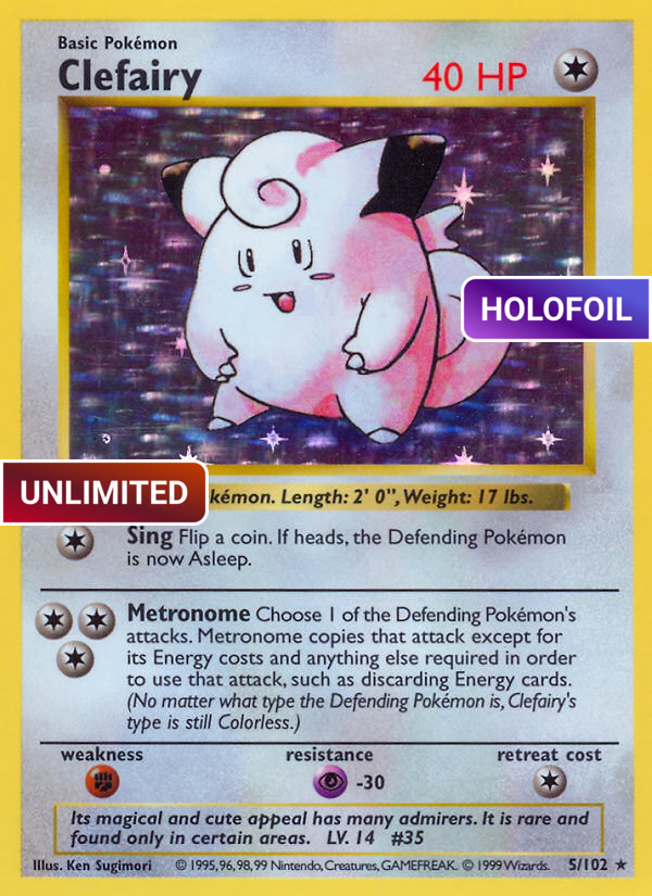 Clefairy (BS) #005 [EN/UH] s/o