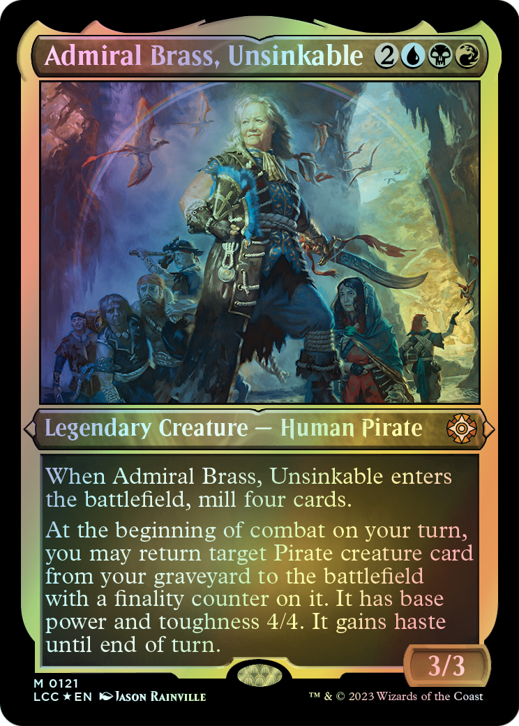 Admiral Brass, Unsinkable (LCC) #121 [EN/E]
