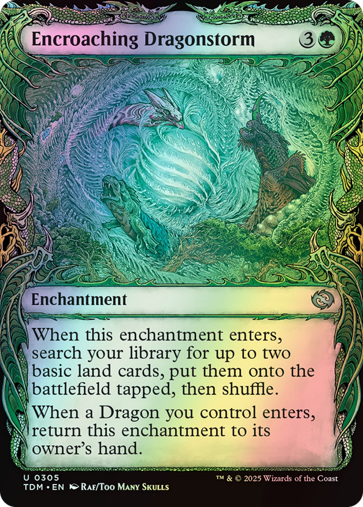 Encroaching Dragonstorm (TDM) #305 [EN/F] s/o