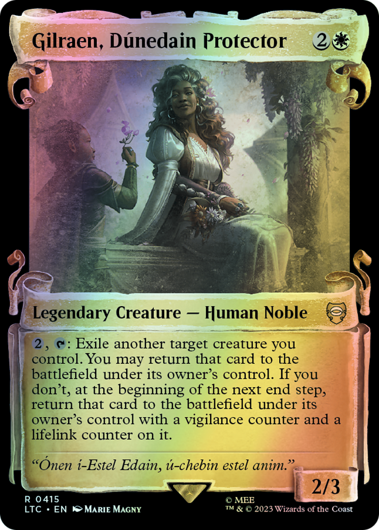 Gilraen, Dúnedain Protector - Silver Foil (LTC) #415 [EN/F] s/o