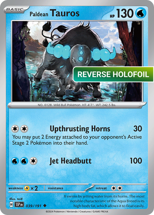 Paldean Tauros (SSP) #39 [EN/R]
