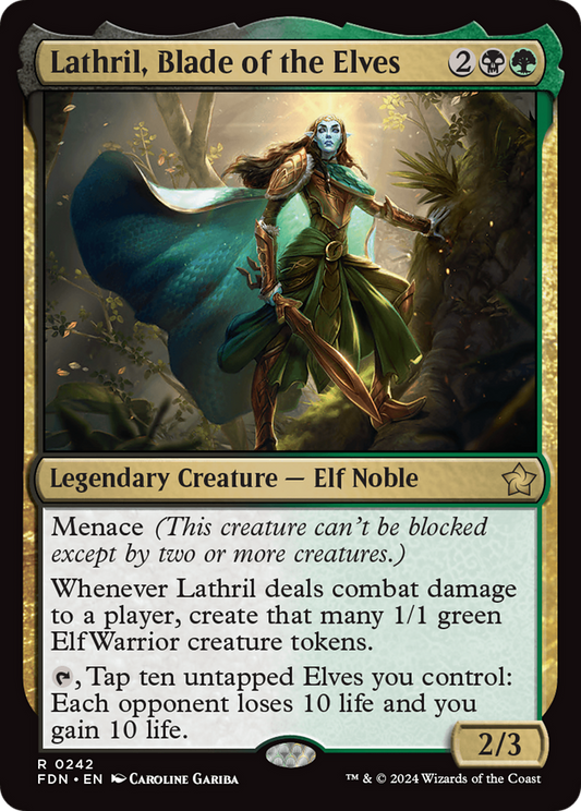 Lathril, Blade of the Elves (FDN) #242 [EN/N]