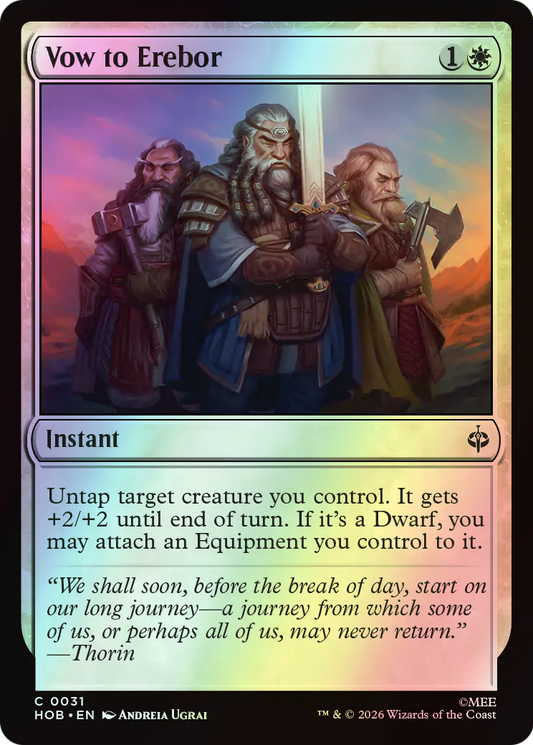 Vow to Erebor (HOB) #31 [EN/F]
