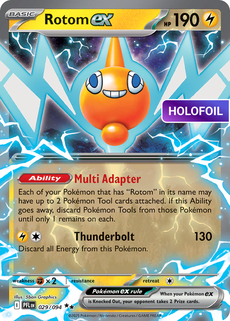 Rotom ex (PFL) #29 [EN/H]