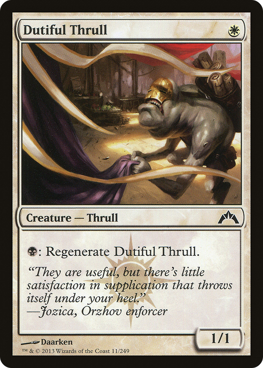 Dutiful Thrull (GTC) #11 [EN/N]