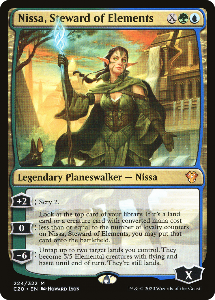 Nissa, Steward of Elements (C20) #224 [EN/N]