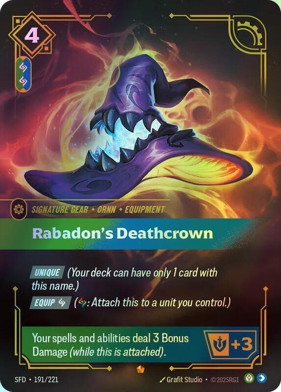 Rabadon's Deathcrown (SFD) #191 [EN/F] s/o