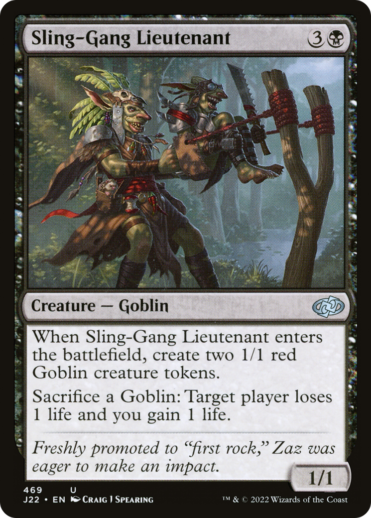 Sling-Gang Lieutenant (J22) #469 [EN/N]