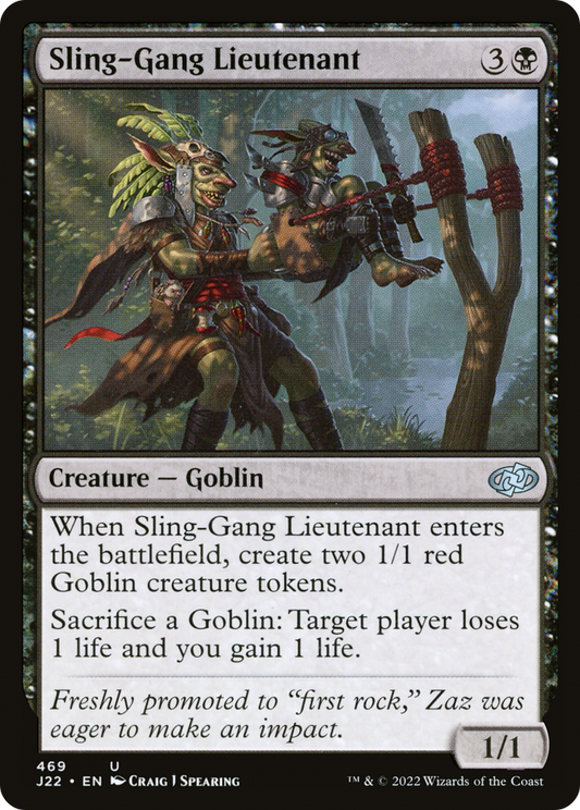 Sling-Gang Lieutenant (J22) #469 [EN/N]