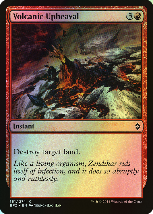 Volcanic Upheaval (BFZ) #161 [EN/F]