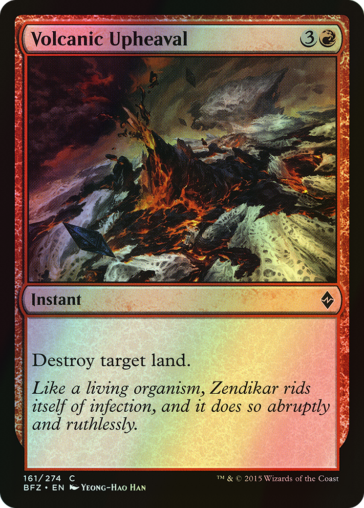 Volcanic Upheaval (BFZ) #161 [EN/F] s/o