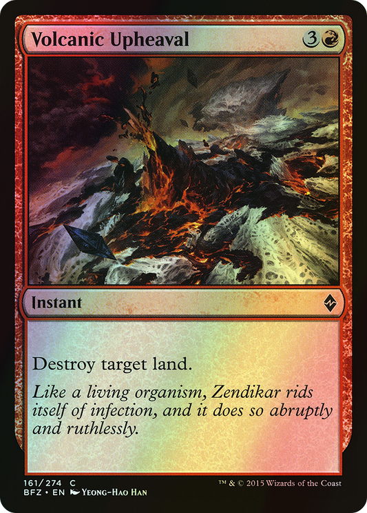 Volcanic Upheaval (BFZ) #161 [EN/F] s/o