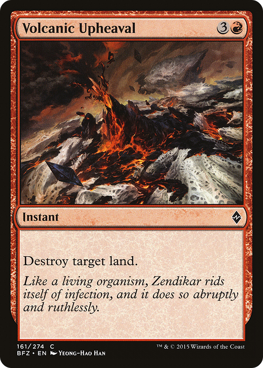 Volcanic Upheaval (BFZ) #161 [EN/N]