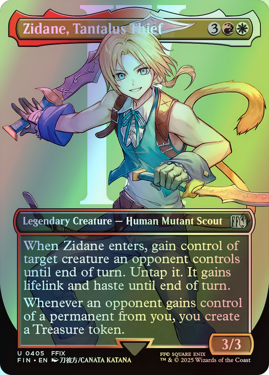 Zidane, Tantalus Thief (FIN) #405 [EN/F] s/o