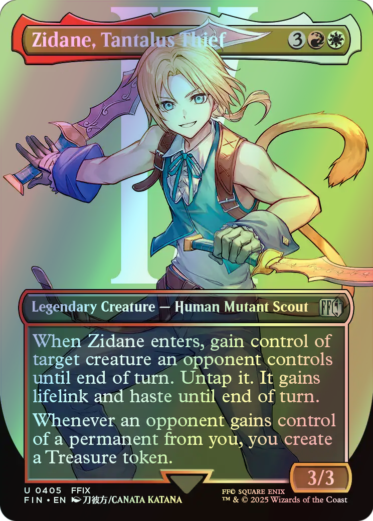Zidane, Tantalus Thief (FIN) #405 [EN/F] s/o