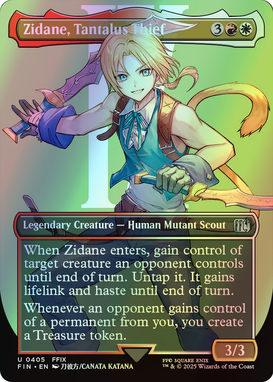 Zidane, Tantalus Thief (FIN) #405 [EN/F] s/o