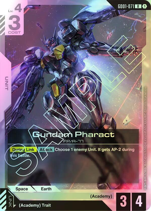 Gundam Pharact (GD01) #GD01-071 [EN/F] s/o