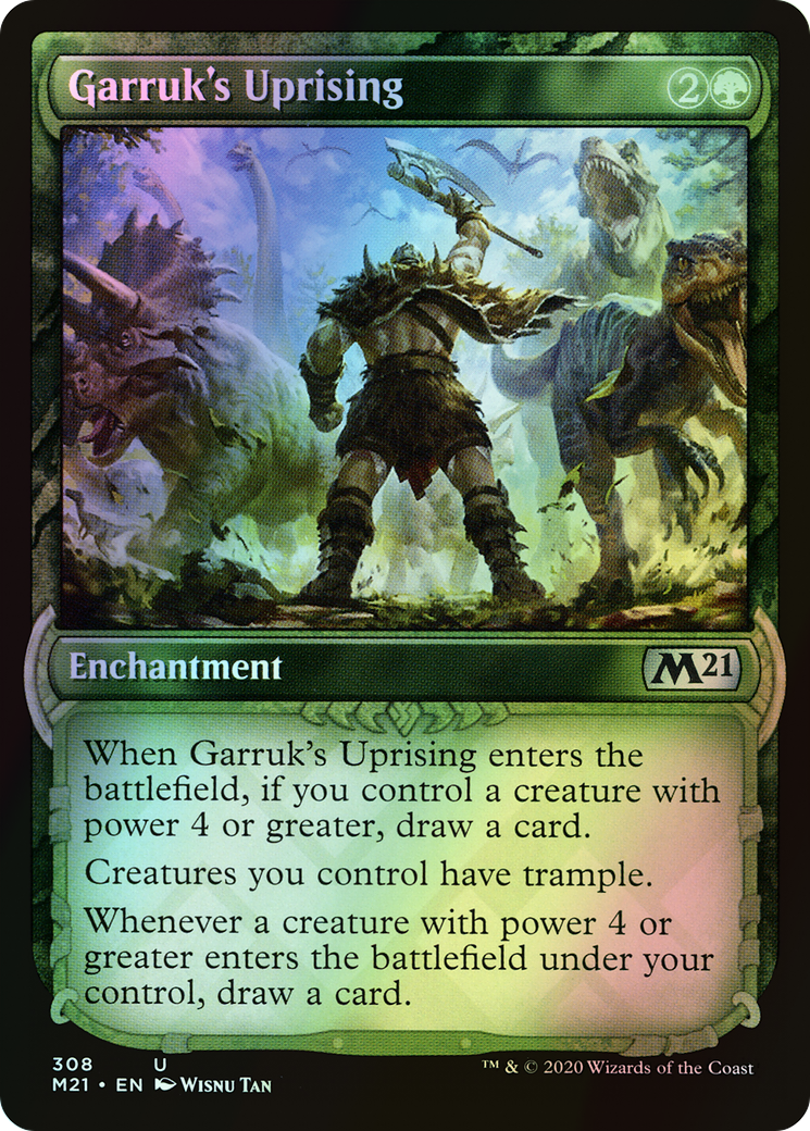 Garruk's Uprising (M21) #308 [EN/F] s/o