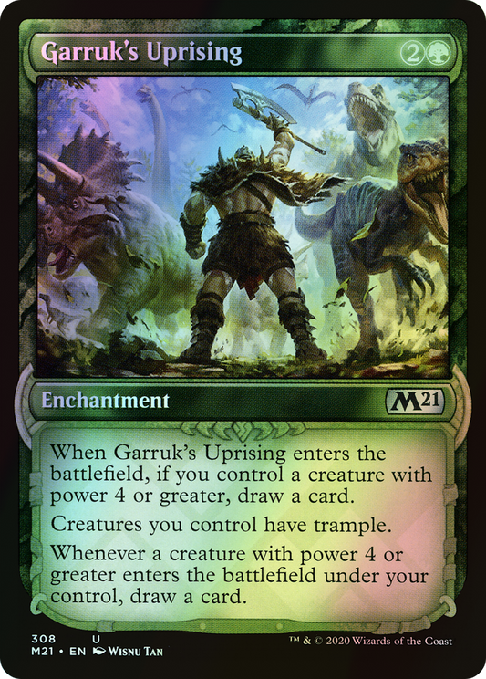 Garruk's Uprising (M21) #308 [EN/F] s/o