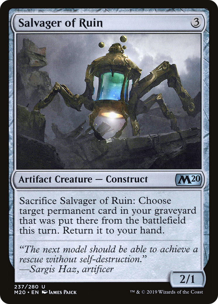 Salvager of Ruin (M20) #237 [EN/N]