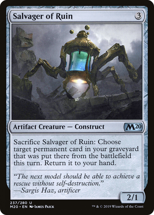 Salvager of Ruin (M20) #237 [EN/N]
