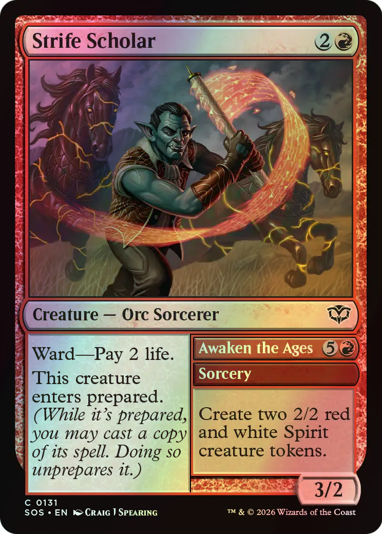 Strife Scholar // Awaken the Ages (SOS) #131 [EN/F]