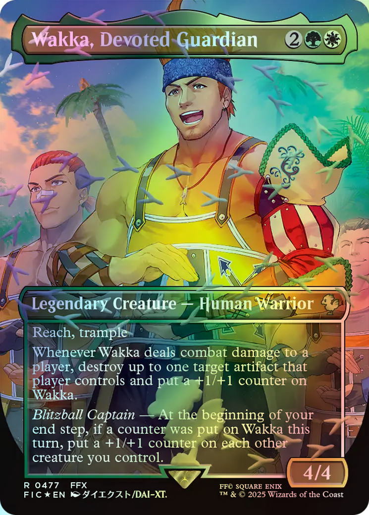 Wakka, Devoted Guardian - Chocobotrack Foil (FIC) #477 [EN/F]