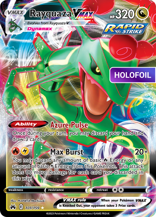 Rayquaza VMAX (101) (CRZ) #101 [EN/H] s/o