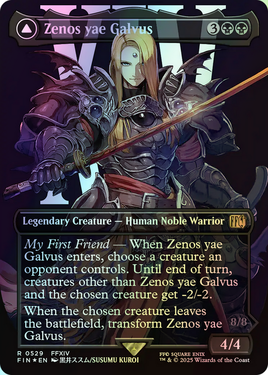 Zenos yae Galvus // Shinryu, Transcendent Rival - Surge Foil (FIN) #529 [EN/F] s/o