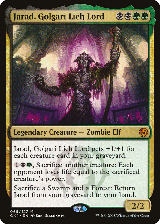 Jarad, Golgari Lich Lord (GK1) #65 [EN/N] s/o