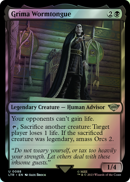 Gríma Wormtongue (LTR) #88 [EN/F] s/o