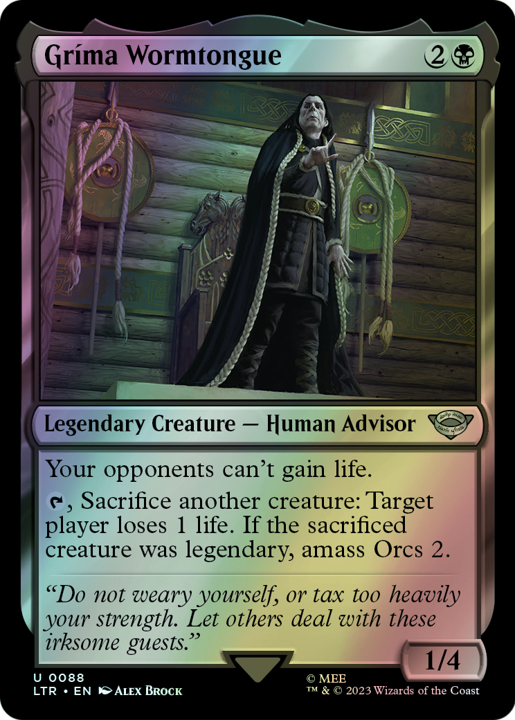 Gríma Wormtongue (LTR) #88 [EN/F] s/o