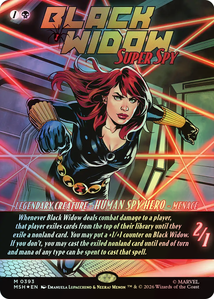 Black Widow, Super Spy (MSH) #393 [EN/F] s/o