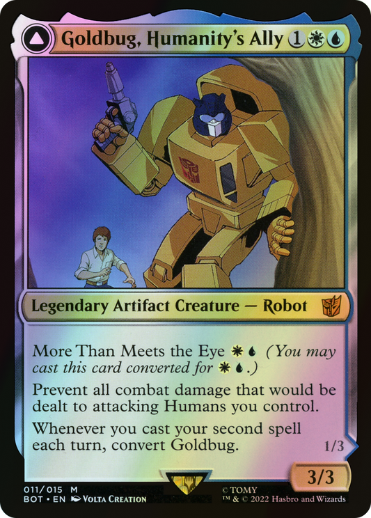Goldbug, Humanity's Ally // Goldbug, Scrappy Scout (BOT) #11 [EN/F] s/o