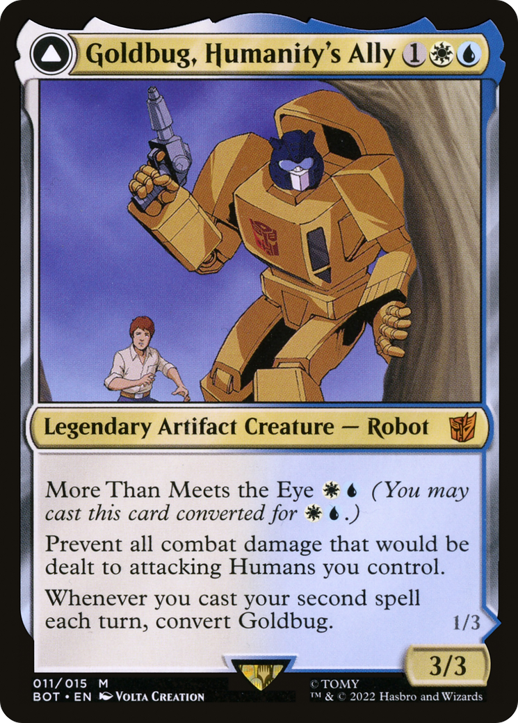 Goldbug, Humanity's Ally // Goldbug, Scrappy Scout (BOT) #11 [EN/N]