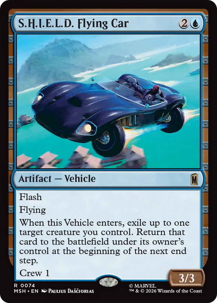 S.H.I.E.L.D. Flying Car (MSH) #74 [EN/N]