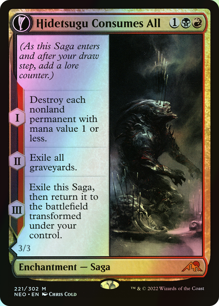 Hidetsugu Consumes All // Vessel of the All-Consuming (NEO) #221 [EN/F]