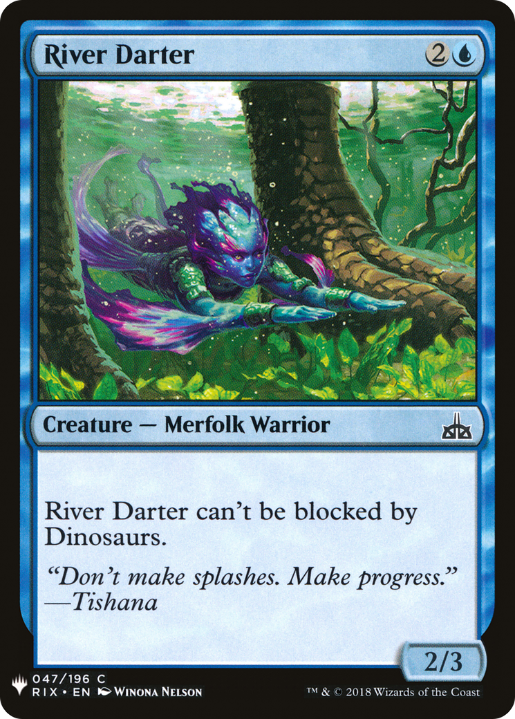 River Darter (PLST) #RIX-47 [EN/N]