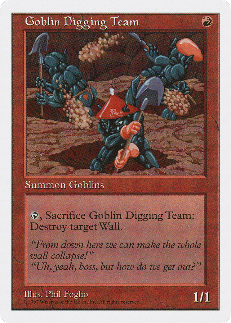Goblin Digging Team (5ED) #234 [EN/N]