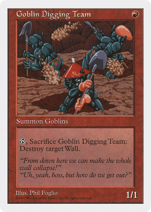 Goblin Digging Team (5ED) #234 [EN/N]
